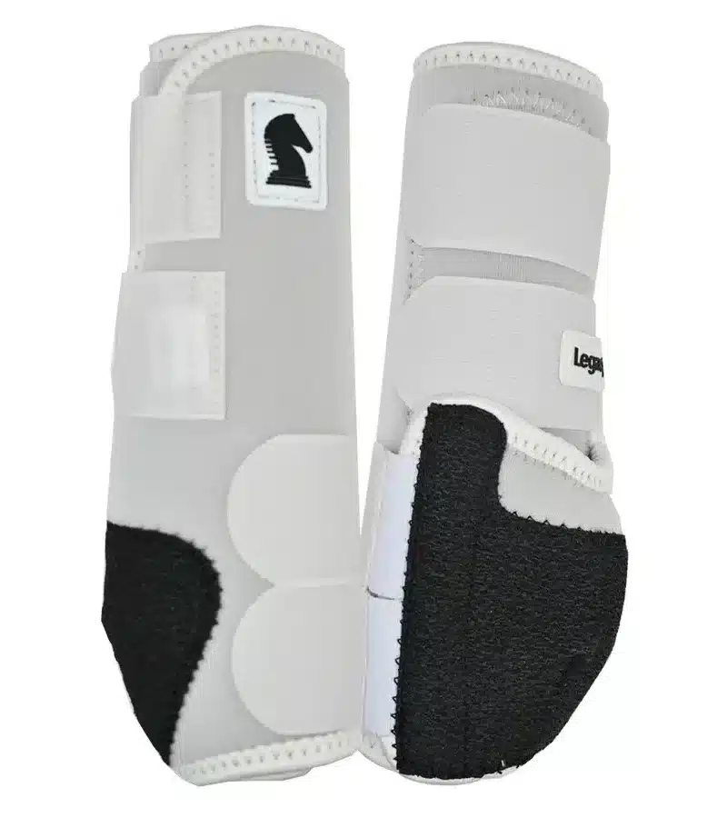 Classic Equine Legacy2 Hind Protective Boots- White Hinds