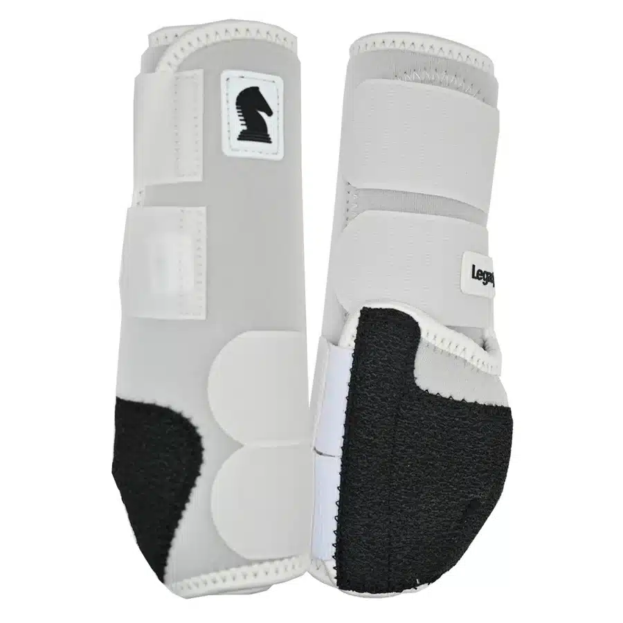 Classic Equine Legacy2 Hind Protective Boots- White Hinds