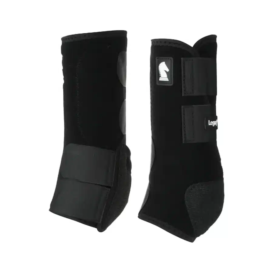 Classic Equine Legacy2 Front Protective Boots- Black