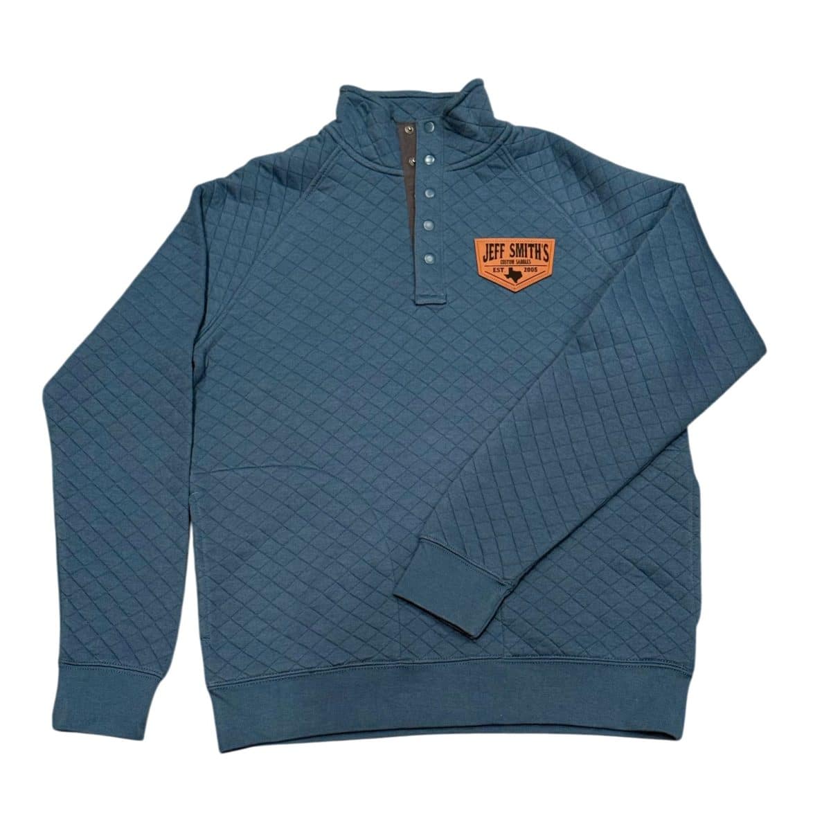 JS Leather Patch Blue