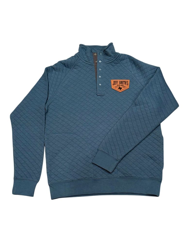 JS Leather Patch Blue