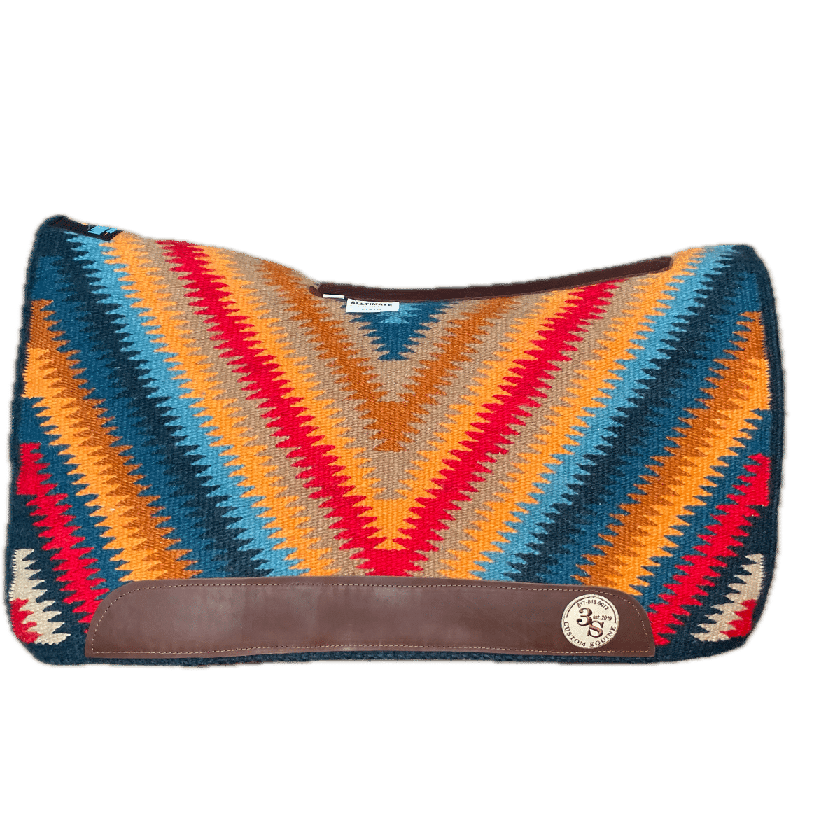 The Alltimate Show Pad - Red/Blue/Orange/Brown