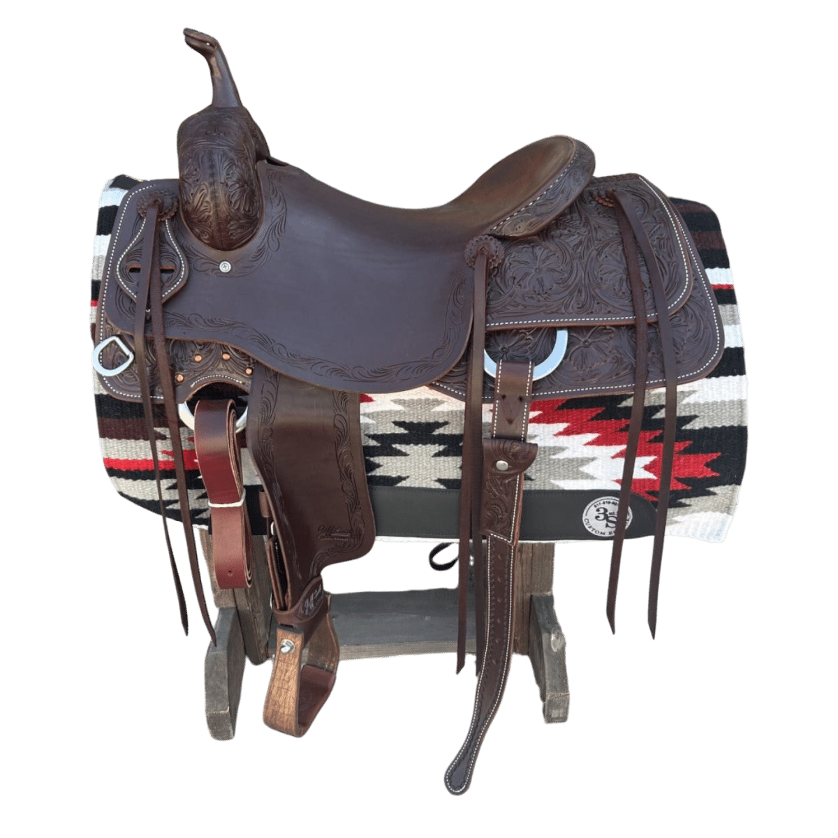 The Alltimate Show Pad - Red/Tan/Black